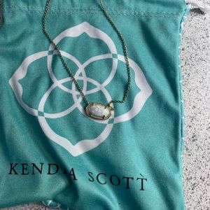 Kendra Scott White Opal Elisa